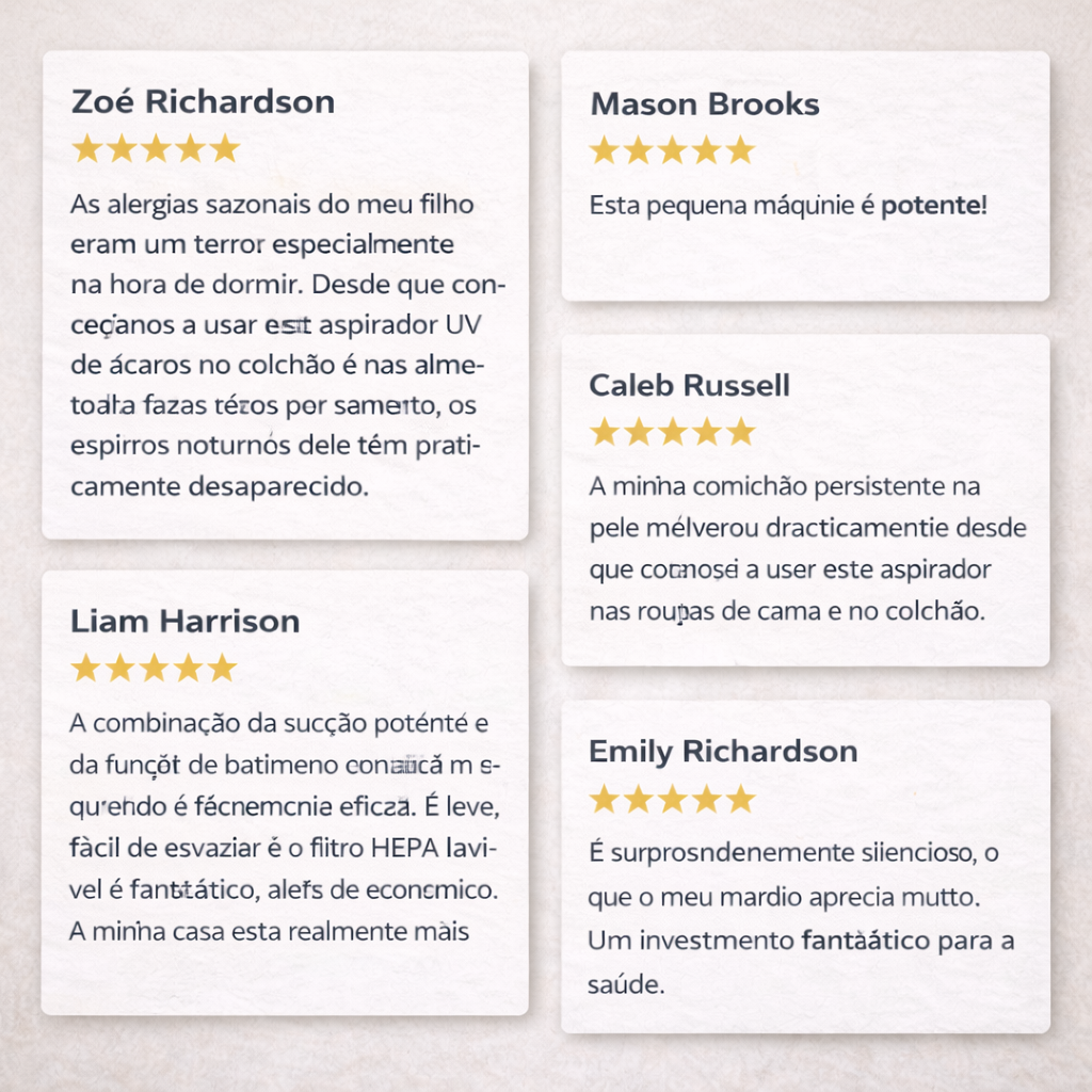 Aspirador UV portátil multifuncional sem fios