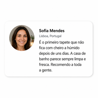 Tapete Absorvente de Secagem Rápida